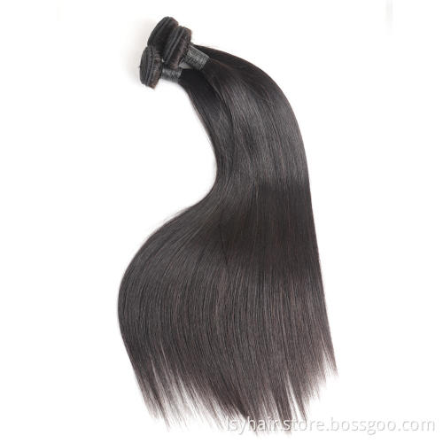 Hair Extension Bundles with Closure Raw Unprocessed Virgin Burmese Cuticle Aligned Hair Vendors, Asia Whole Sale Human Straight